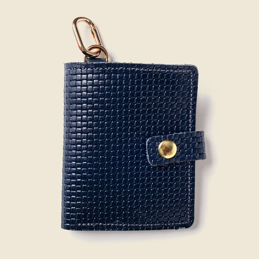Wallet with Snap and Key Ring - Navy Limited Edition