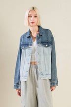 A BAR SONG DENIM JACKET - 90% Cotton