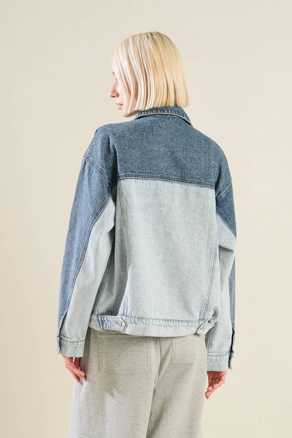 A BAR SONG DENIM JACKET - 90% Cotton