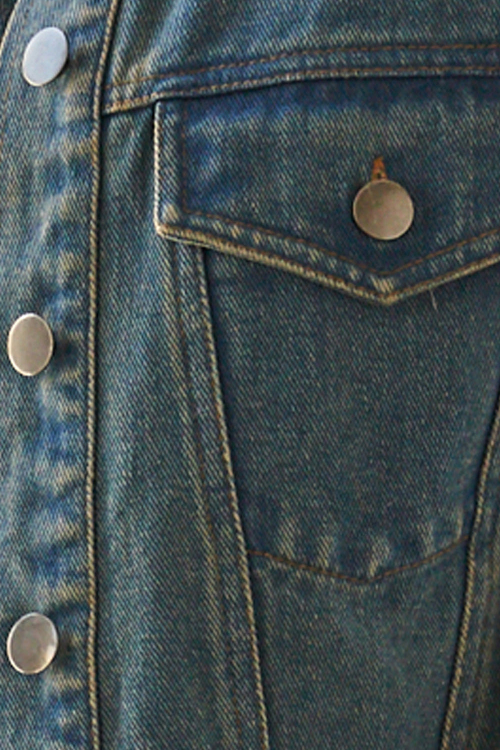 AUTHENTIC MOMENTS DENIM VEST - 92% Cotton