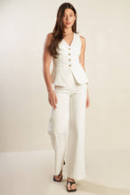 CATCHING DREAMS WOVEN VEST - 97% Cotton
