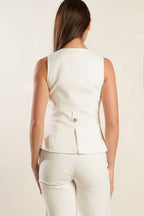 CATCHING DREAMS WOVEN VEST - 97% Cotton