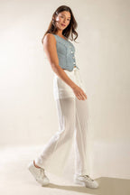 KICK IT WITH ME DENIM VEST - 99% Cotton