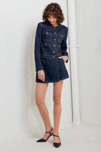 GLAM CODE DENIM JACKET - 90% Cotton