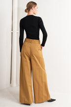 ELEGANCE UNVEILED WOVEN PANTS - 90% Cotton