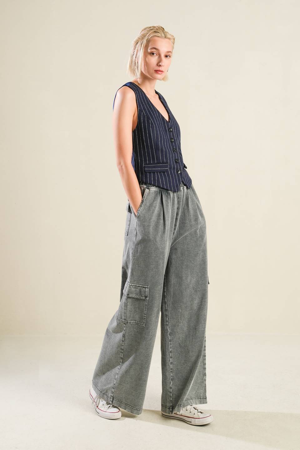 TOGETHER FOREVERMORE KNIT PANTS - 98% Cotton
