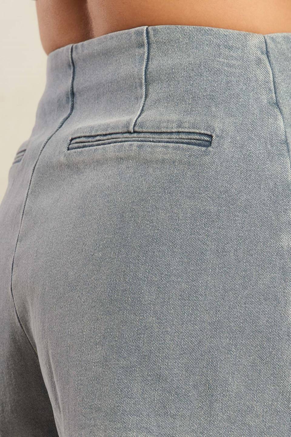 DAISY DATE DENIM SKORT - 99% Cotton