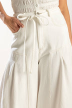 EVERY SUNDAY WHITE WOVEN PANTS