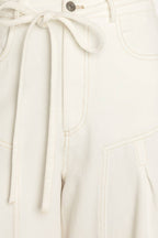 EVERY SUNDAY WHITE WOVEN PANTS