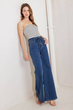 DREAM STATE BLUE DENIM PANTS - 99% Cotton