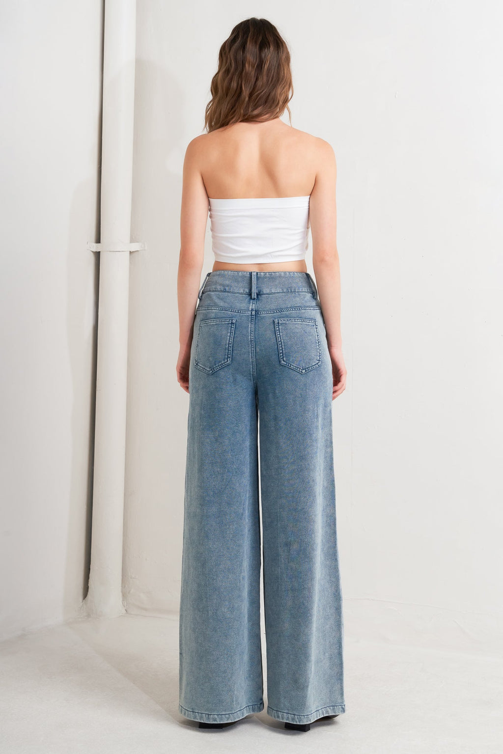 TAILORED FRAME FRENCH TERRY PANTS