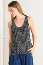 NEVER FORGET KNIT TANK TOP