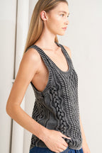 NEVER FORGET KNIT TANK TOP