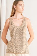 NEVER FORGET KNIT TANK TOP