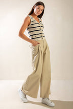 INTO THE NATURAL SWEATER KNIT VEST - 97% Cotton