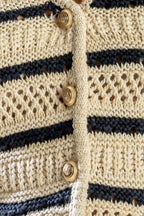 INTO THE NATURAL SWEATER KNIT VEST - 97% Cotton