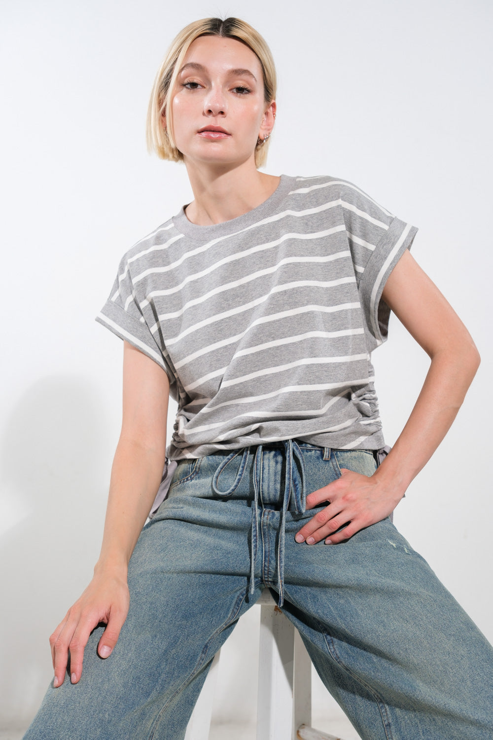 GOOD LUCK CHARM KNIT TOP - 95% Cotton