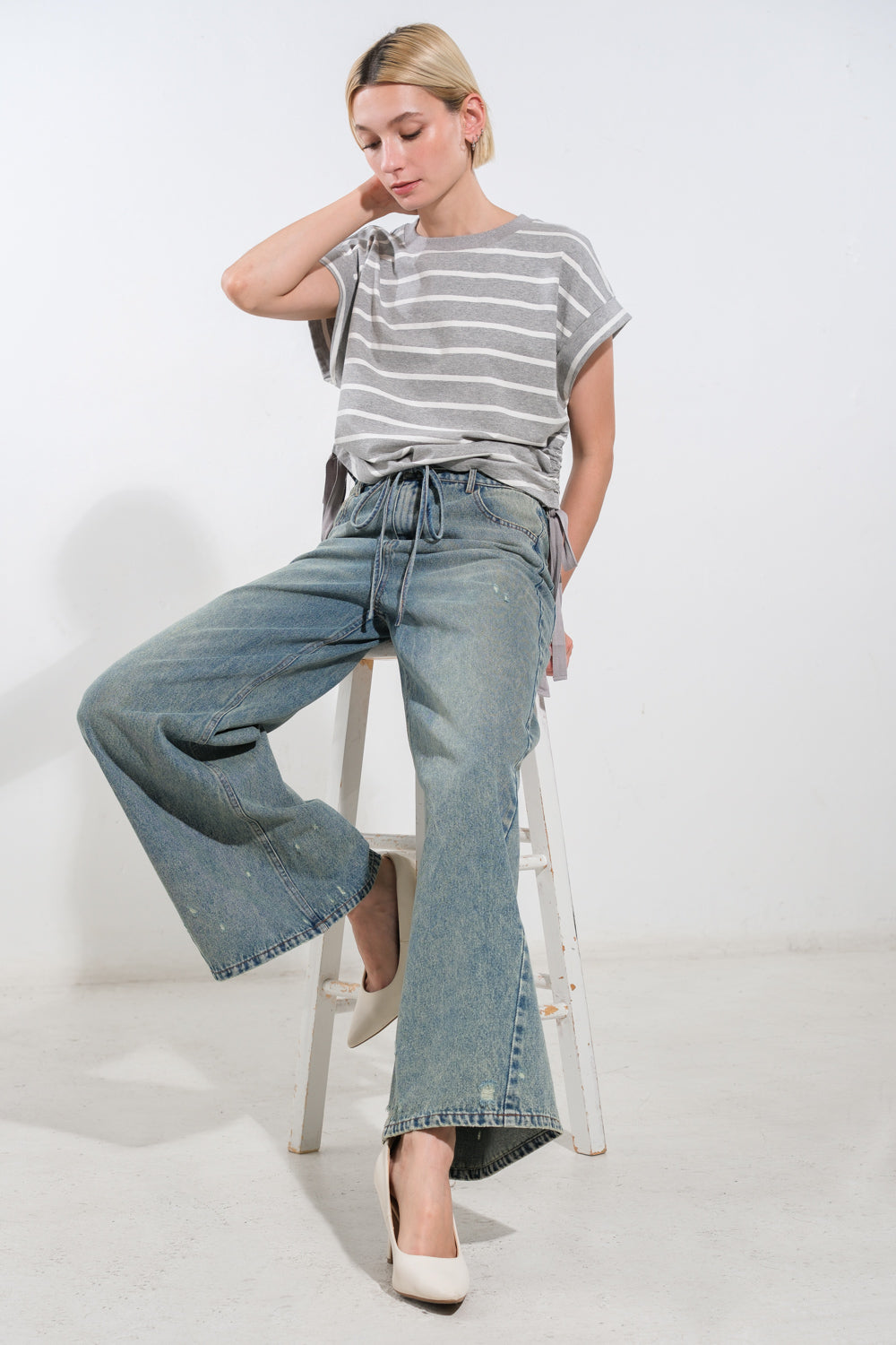 GOOD LUCK CHARM KNIT TOP - 95% Cotton