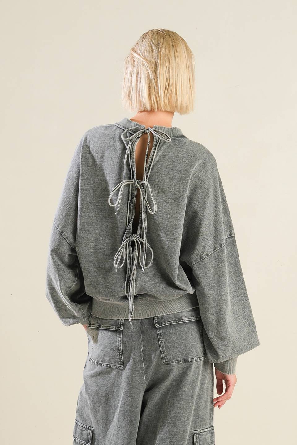 TOGETHER FOREVERMORE KNIT TOP - 98% Cotton
