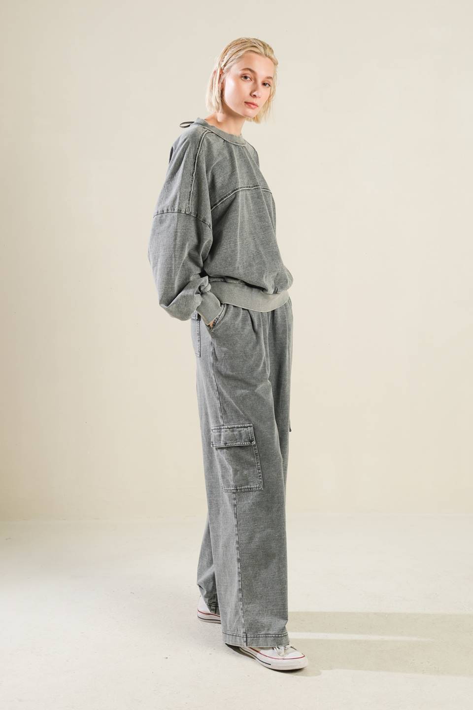 TOGETHER FOREVERMORE KNIT TOP - 98% Cotton