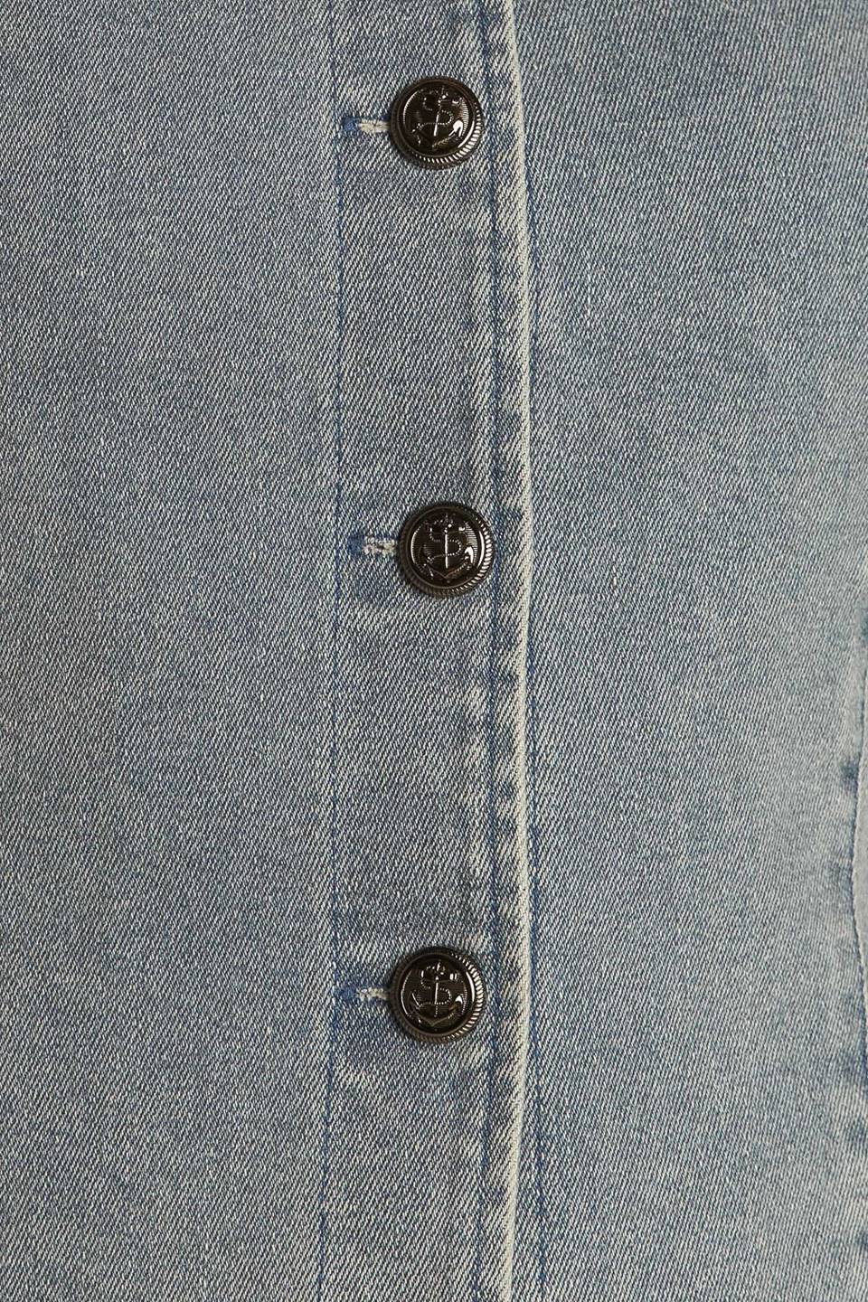 DAISY DATE DENIM VEST - 99% Cotton