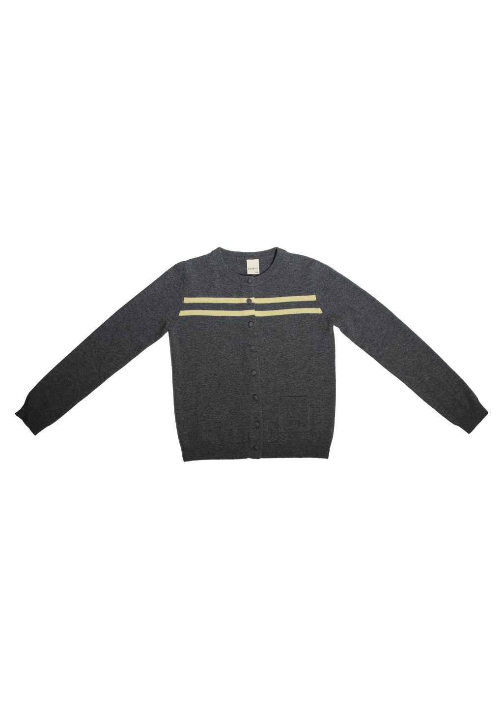 Cashmere Wool Stripe Cardigan