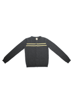 Cashmere Wool Stripe Cardigan