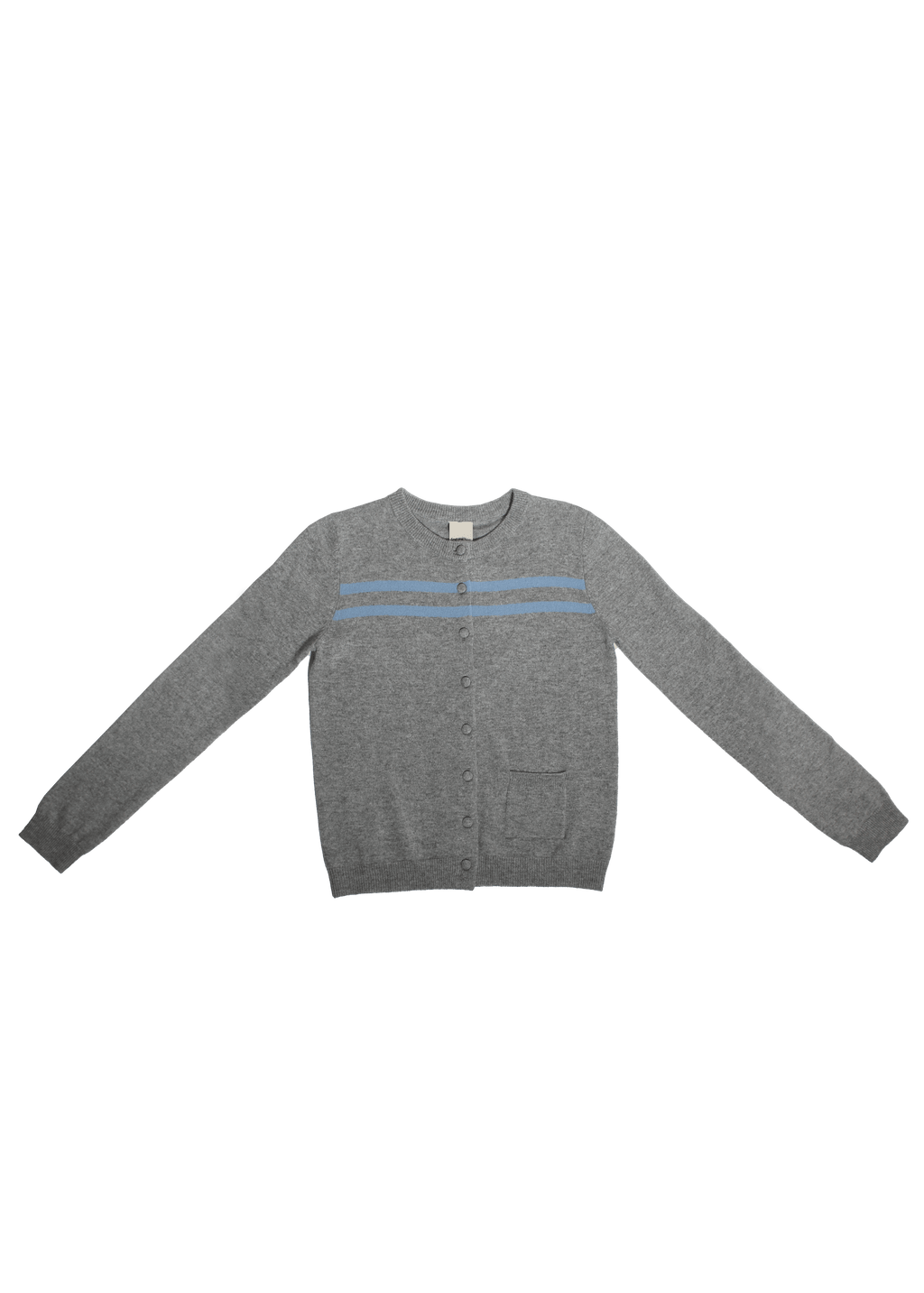 Cashmere Wool Stripe Cardigan