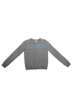 Cashmere Wool Stripe Cardigan