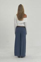 Half Open Shoulder Top - 92% Tencel