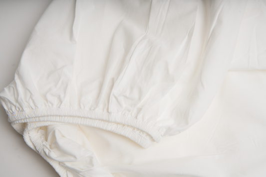 Luxury Fitted Sheet - Organic Cotton - The Peony Haus