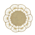 Petal Perfection Handwoven Iraca Placemat