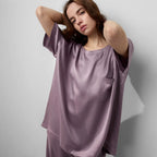 Washable Silk Tee Pant Set