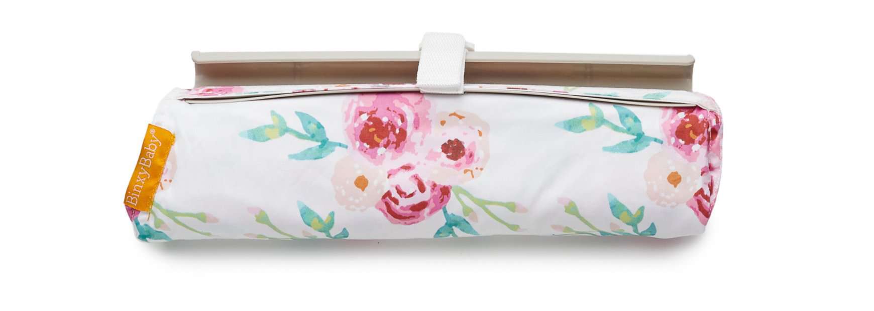 Baby Shopping Cart Hammock | Full Bloom Watercolor Floral Print - 97% cotton