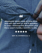 Grand Flannel, Dark Blue Mini Check