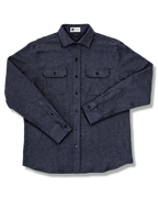 Grand Flannel, Dark Blue Mini Check