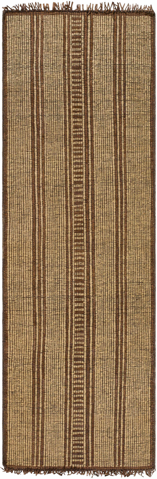 Gita Jute & Leather Rug