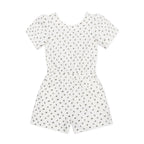 Organic Knit Flutter Romper - 95% Organic Cotton