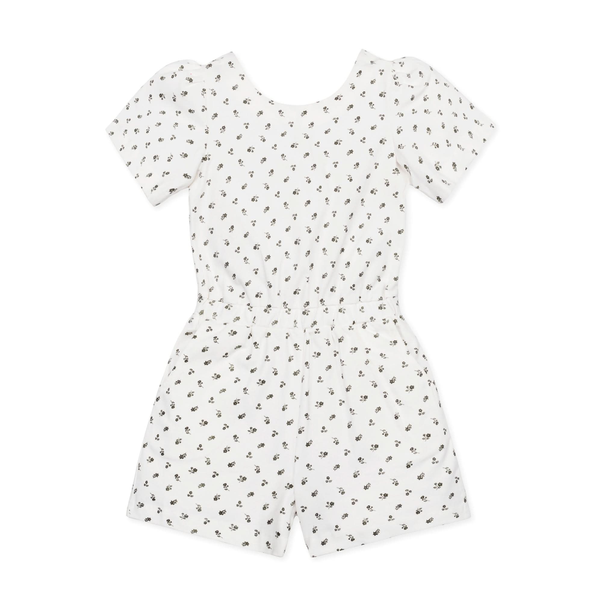 Organic Knit Flutter Romper - 95% Organic Cotton