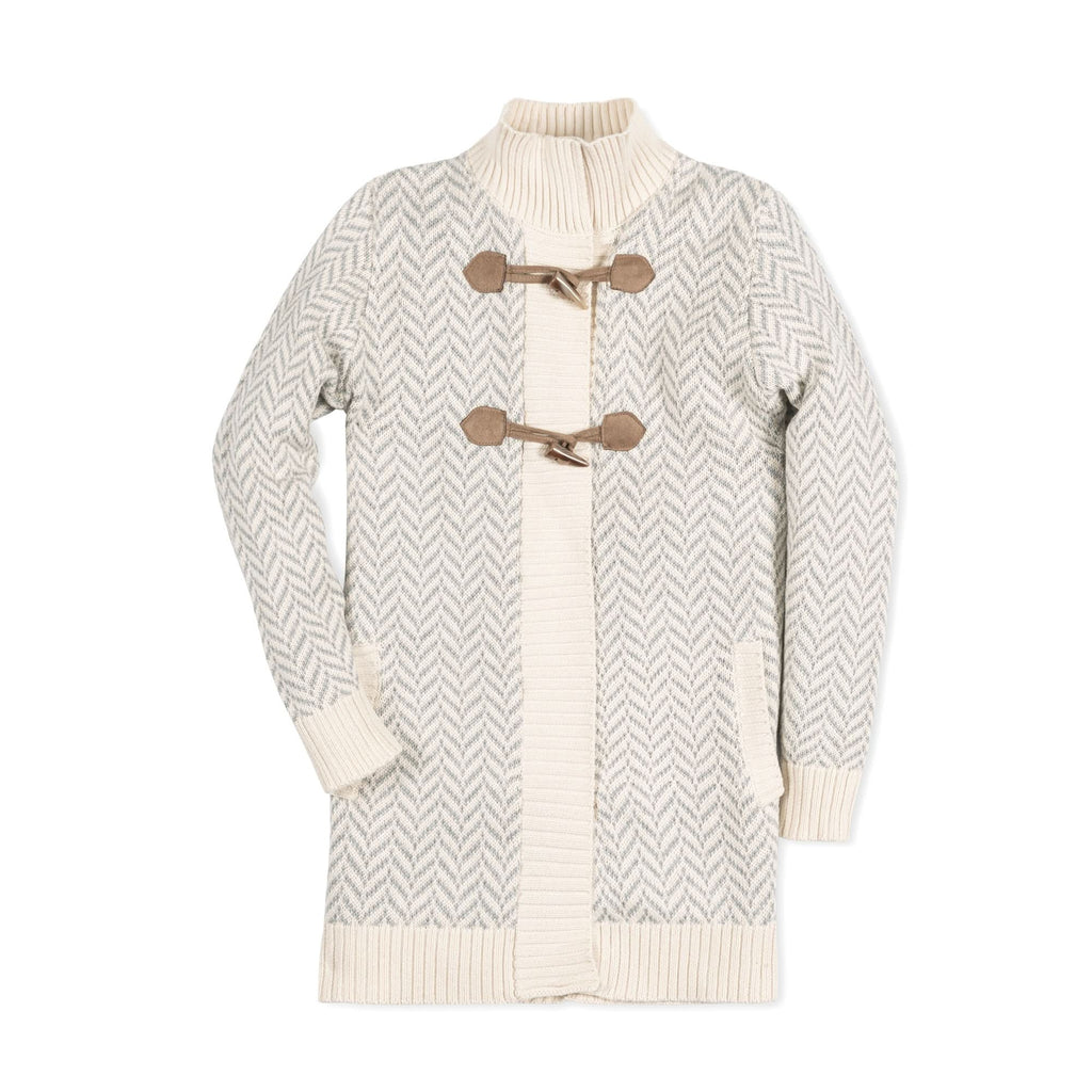 Organic Toggle Sweater with Zipper
