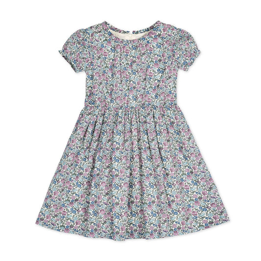 Organic Ruffle Edge Puff Sleeve Dress - Baby