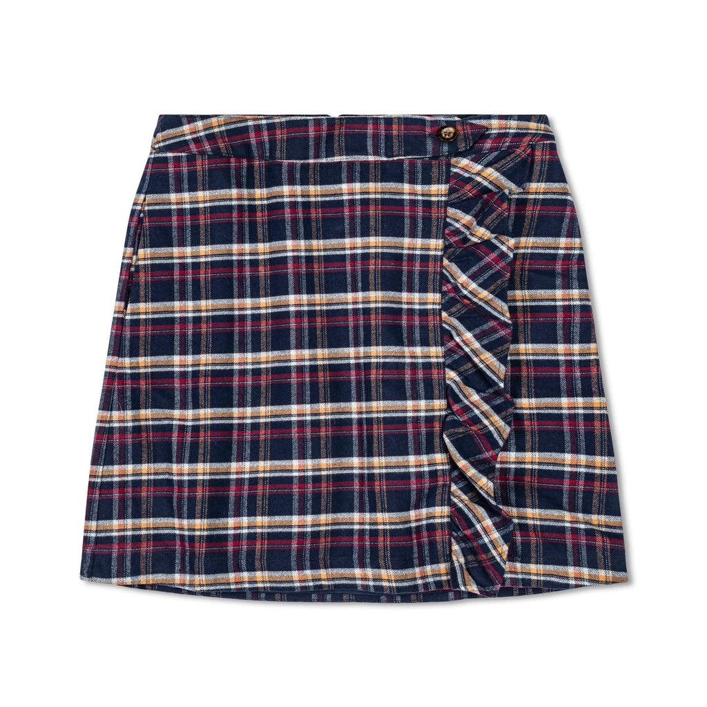 Organic Flannel Ruffle Skirt