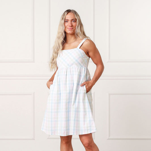 Organic Seersucker Sundress