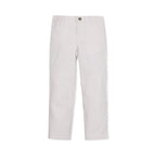 Organic Seersucker Suit Pant Taupe Gingham