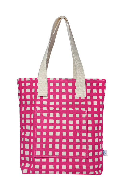 Grid Carry All Tote