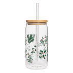 Holly Can Glass - 17 oz