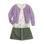 Organic Corduroy Button Front Skirt - 97% Organic Cotton