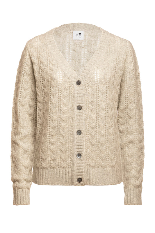 Amethyst Loose Fit Cardigan - The Peony Haus