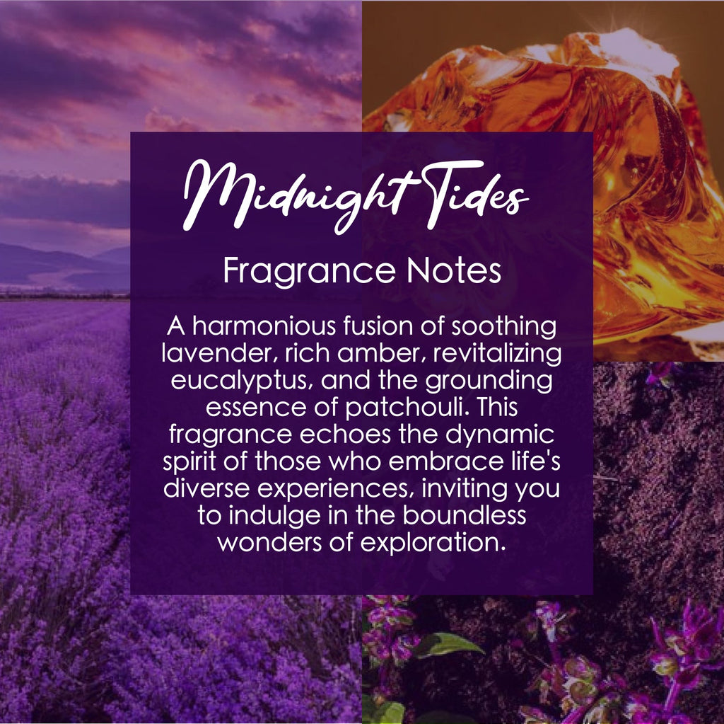 Midnight Tides Crystal-Enhanced Premium Coconut-Soy Wax Melts