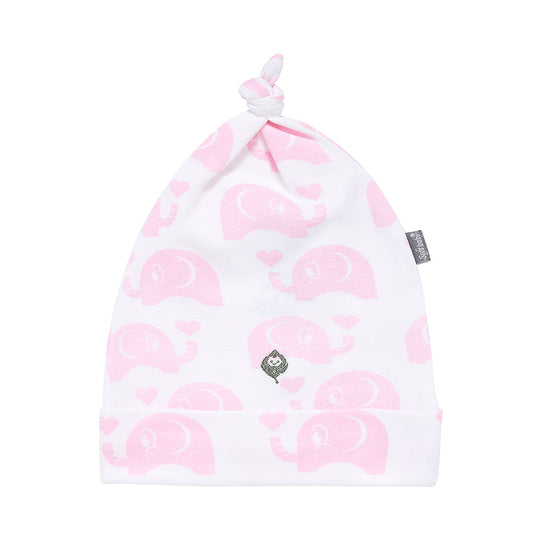 The Pink Elephant -  Hat - 100% Organic - The Peony Haus